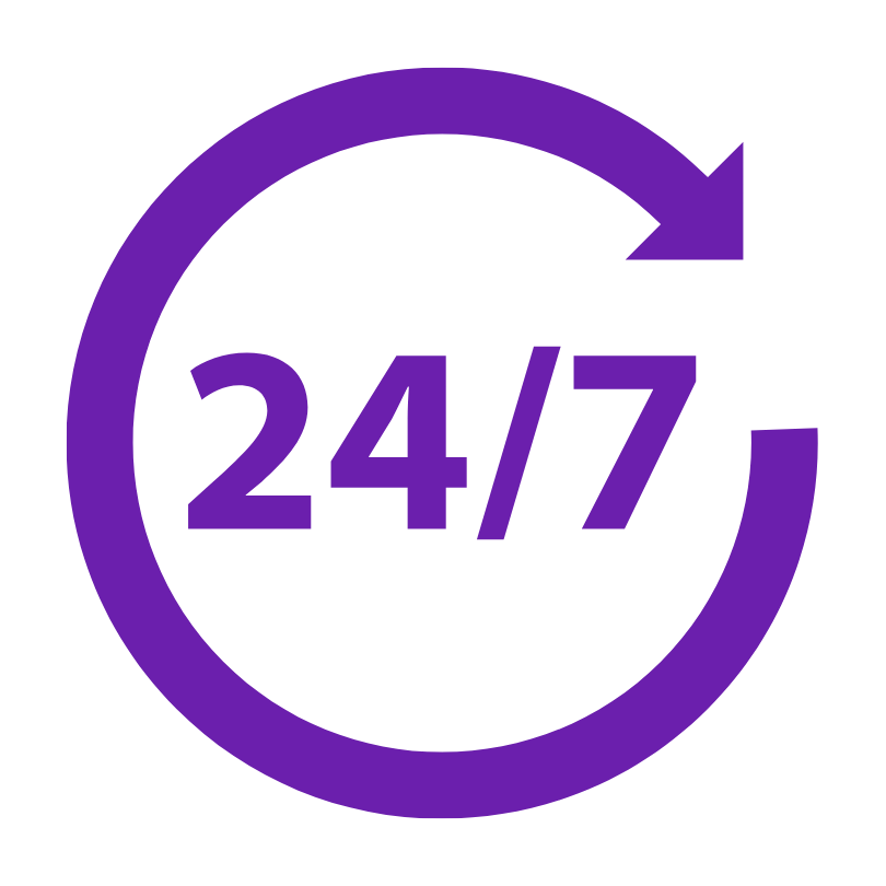 24/7 Support & Availability